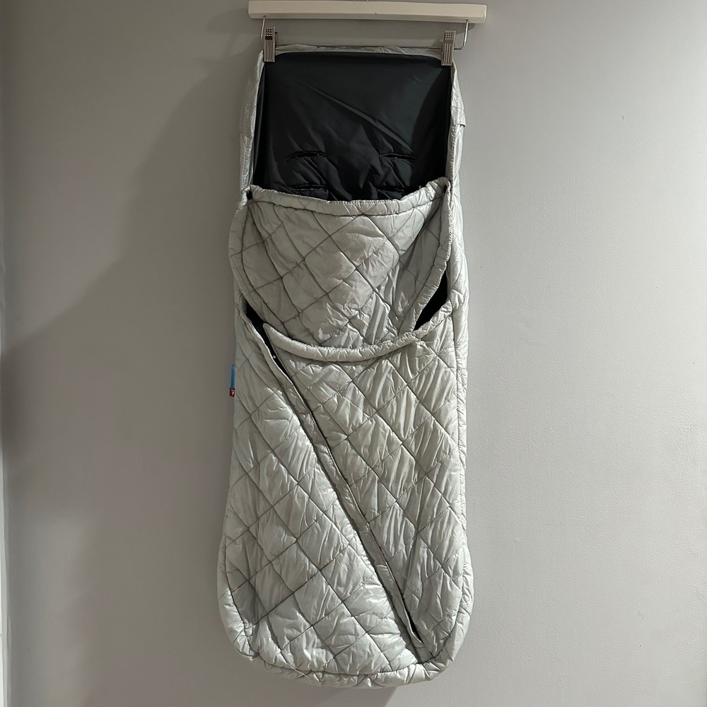 UPPAbaby Cozy Ganoosh‎ Stroller Footmuff Silver PrimaLoft Insulated